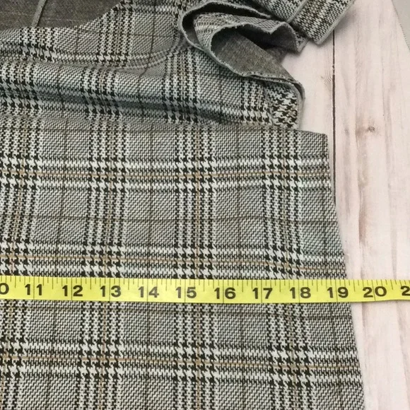 Naif Plaid Short Ruffle Sleeves Mini Dress Size Small - Picture 11 of 13